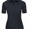 Ladies` Short Sleeve Classic Polycotton Poplin Shirt