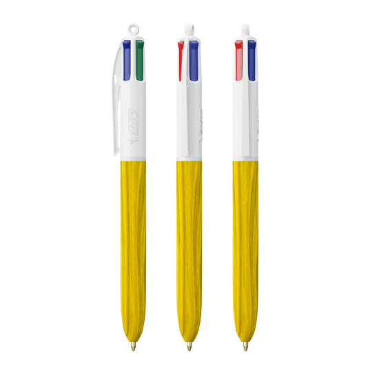 BIC® 4 Farben Wood Style